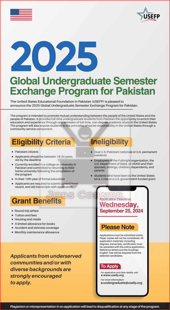 USEFP Undergraduate Semester Exchange Program 2024 - Apply Now!
