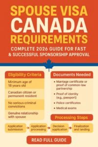 Spouse Visa Canada Requirements Complete 2026 Guide for Fast & Successful Sponsorship Approval